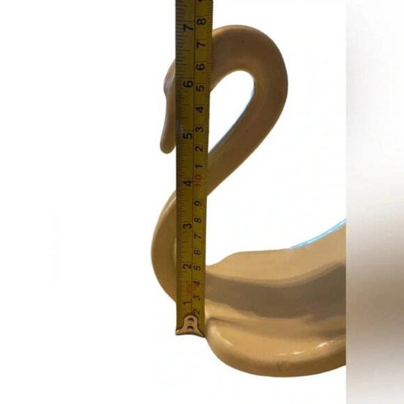Vintage 80s Modern Ceramic Swan - Picture 9 of 9